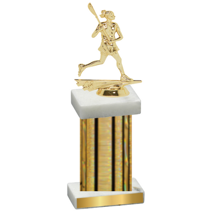 Single Gold Glacier Lacrosse Trophy