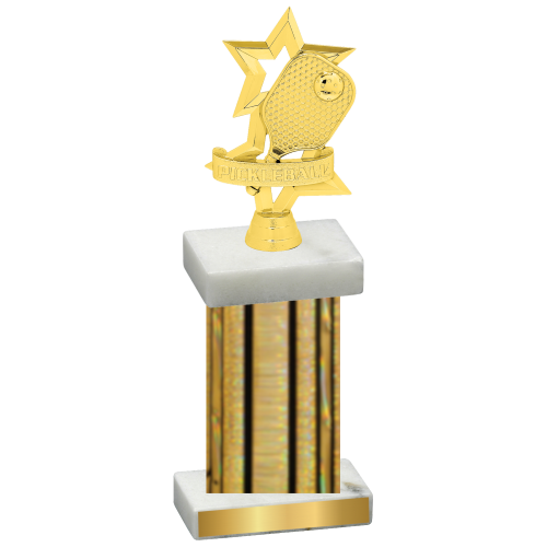 Single Gold Glacier Pickleball Trophy