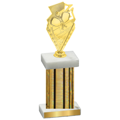 Single Gold Glacier Pickleball Trophy