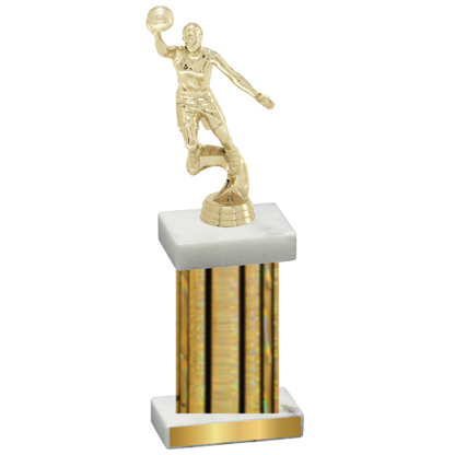 Single Gold Glacier Basketball Trophy