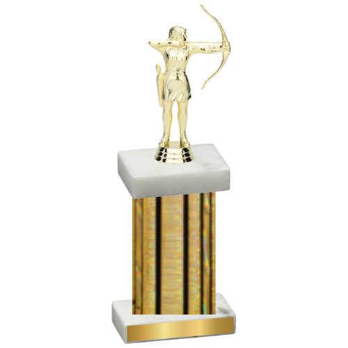 Single Gold Glacier Archery Trophy