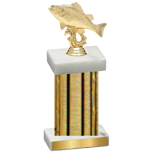 Single Gold Glacier Fishing Trophy