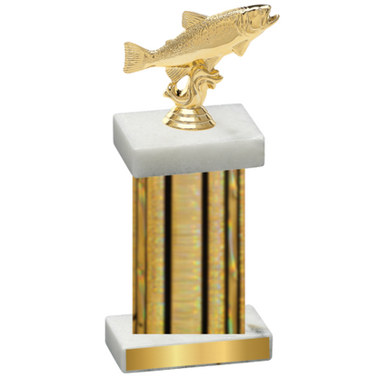 Single Gold Glacier Fishing Trophy