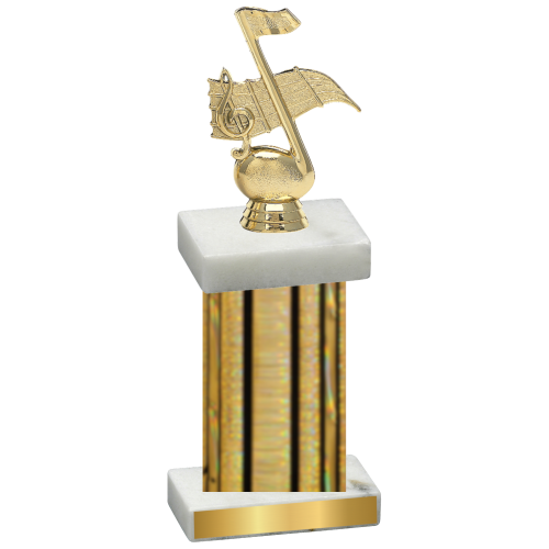 Single Gold Glacier Music Trophy