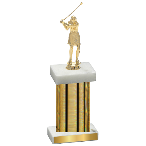 Single Gold Glacier Golf Trophy