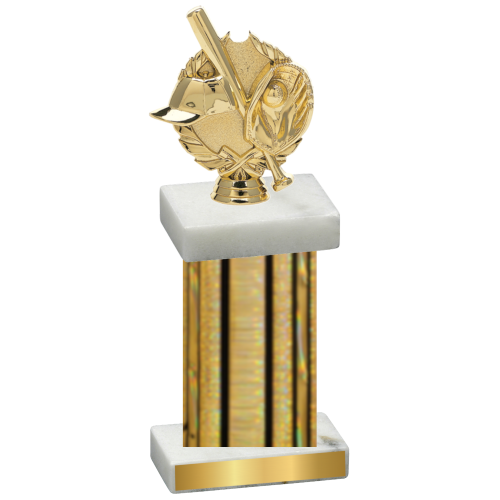 Single Gold Glacier Baseball Trophy