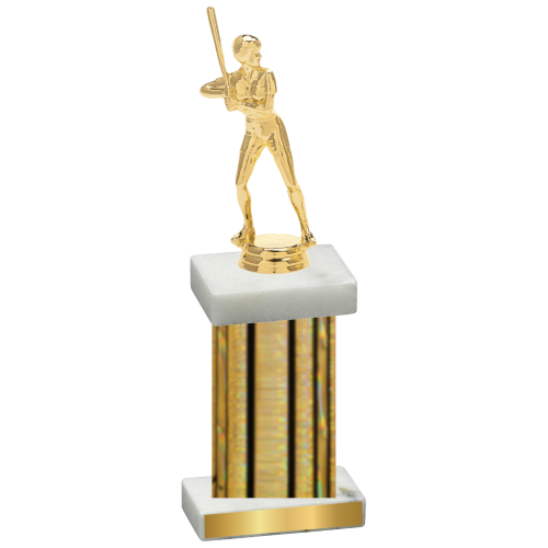 Single Gold Glacier Softball Trophy