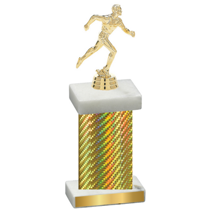 Single Gold Carbon Fiber Running Trophy