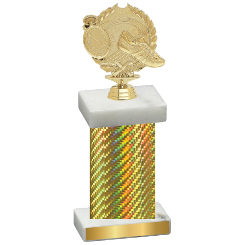 Single Gold Carbon Fiber Running Trophy