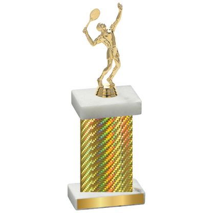 Single Gold Carbon Fiber Tennis Trophy