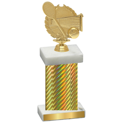 Single Gold Carbon Fiber Tennis Trophy