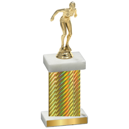 Single Gold Carbon Fiber Tennis Trophy