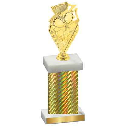 Single Gold Carbon Fiber Pickleball Trophy