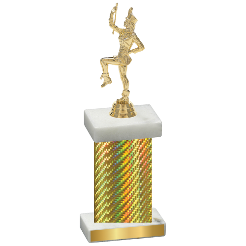 Single Gold Carbon Fiber Majorette Trophy