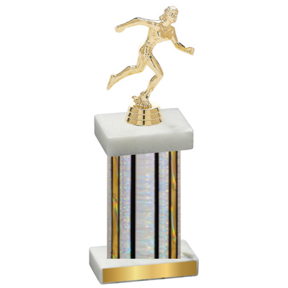 Single Silver Glacier Running Trophy