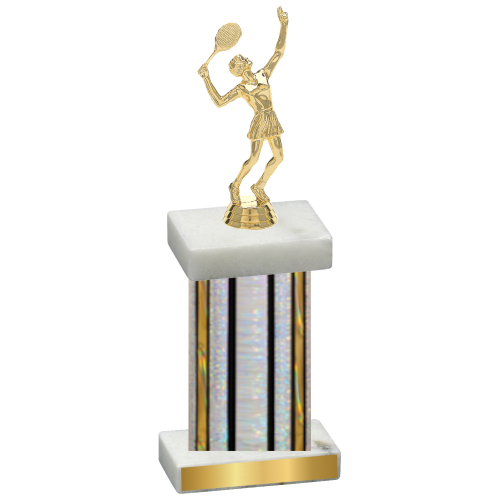 Single Silver Glacier Tennis Trophy