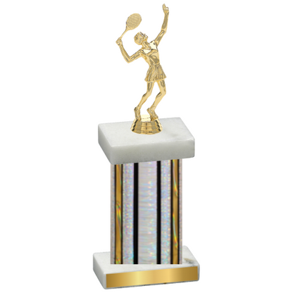 Single Silver Glacier Tennis Trophy