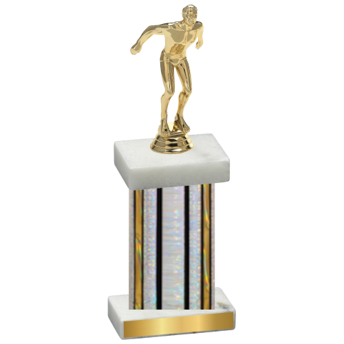 Single Silver Glacier Swimming Trophy