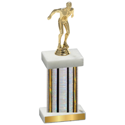 Single Silver Glacier Swimming Trophy