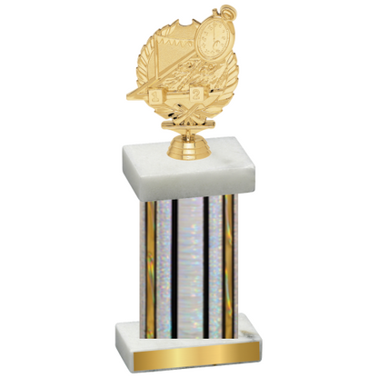 Single Silver Glacier Swimming Trophy