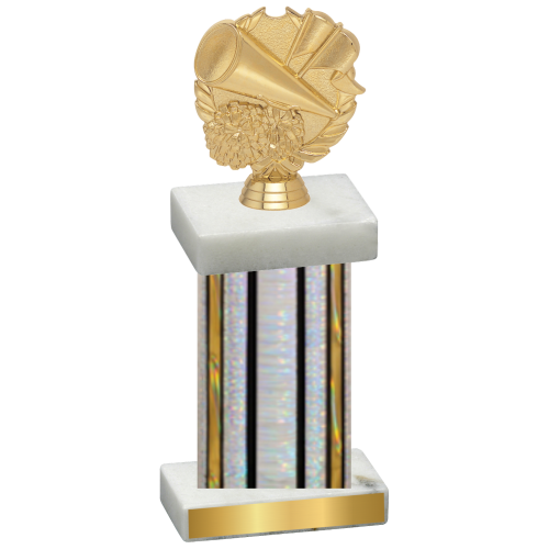 Single Silver Glacier Cheerleading Trophy