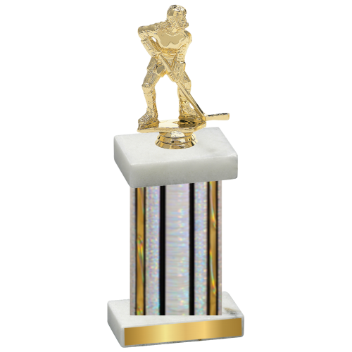 Single Silver Glacier Hockey Trophy