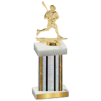 Single Silver Glacier Lacrosse Trophy