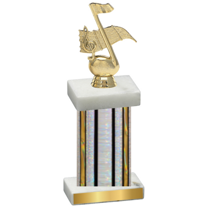 Single Silver Glacier Music Trophy