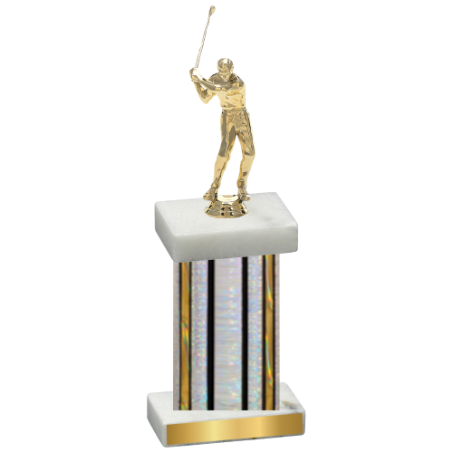 Single Silver Glacier Golf Trophy