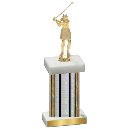 Single Silver Glacier Golf Trophy