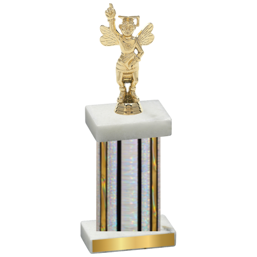 Single Silver Glacier Academics Trophy