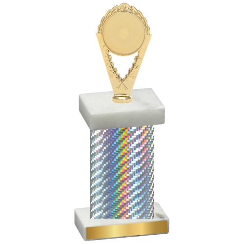 Single Silver Carbon Fiber Insert Trophy