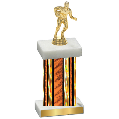 Single Orange Glacier Rugby Trophy