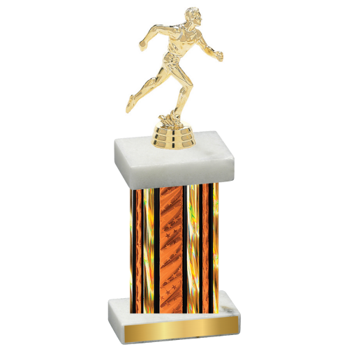 Single Orange Glacier Running Trophy