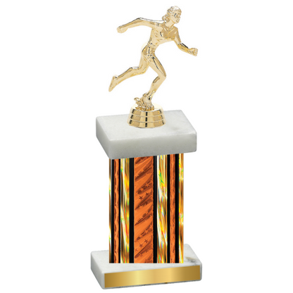 Single Orange Glacier Running Trophy