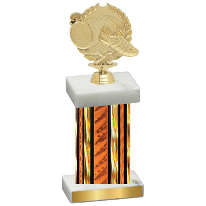 Single Orange Glacier Running Trophy