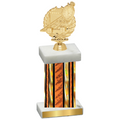 Single Orange Glacier Swimming Trophy