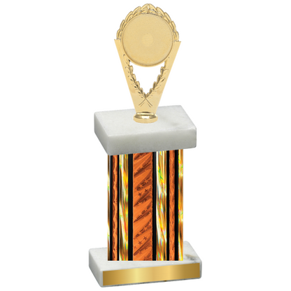 Single Orange Glacier Insert Trophy