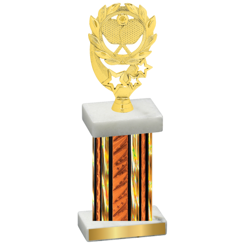 Single Orange Glacier Pickleball Trophy