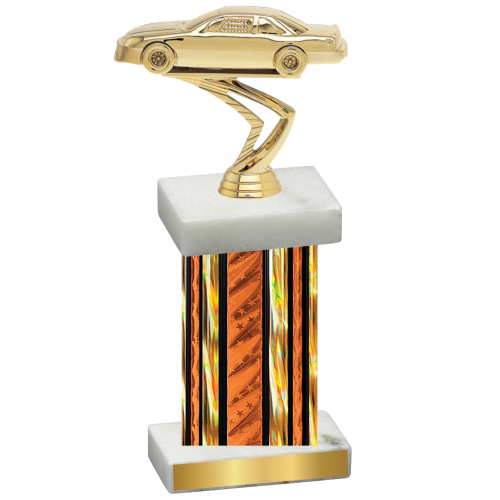 Single Orange Glacier Cars Trophy