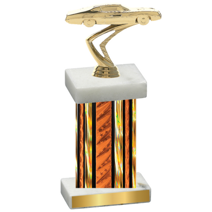 Single Orange Glacier Cars Trophy