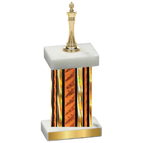 Single Orange Glacier Chess Trophy