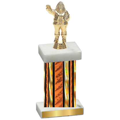 Single Orange Glacier Holiday Trophy