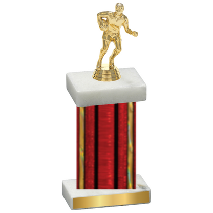 Single Red Glacier Rugby Trophy