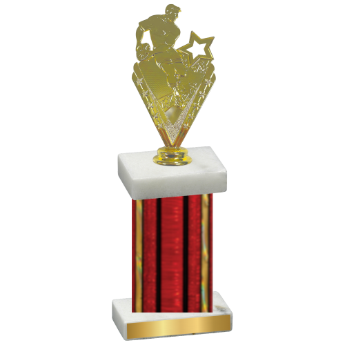 Single Red Glacier Rugby Trophy