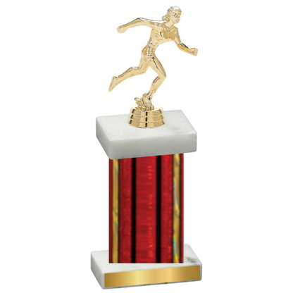 Single Red Glacier Running Trophy