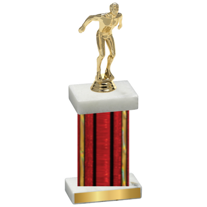 Single Red Glacier Swimming Trophy