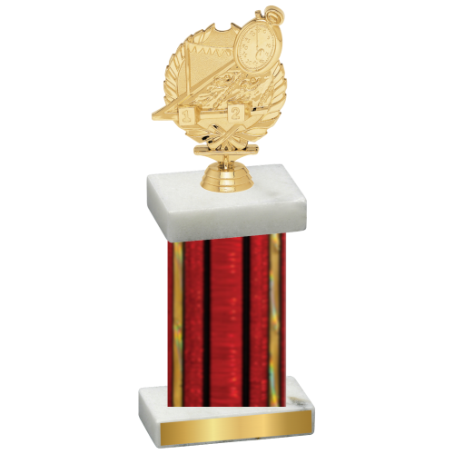 Single Red Glacier Swimming Trophy