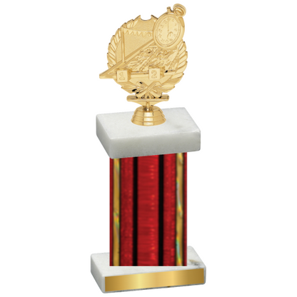 Single Red Glacier Swimming Trophy