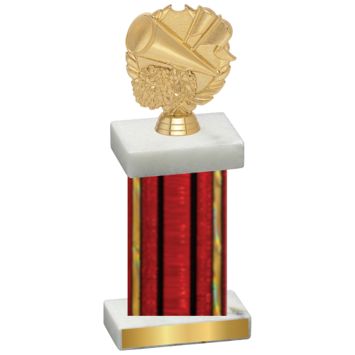 Single Red Glacier Cheerleading Trophy